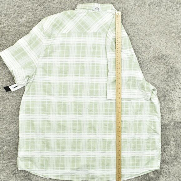 NEW Buffalo David Bitton Men's Big & Tall 2XLT Button Shirt Short Sleeve Plaid G - Picture 5 of 8